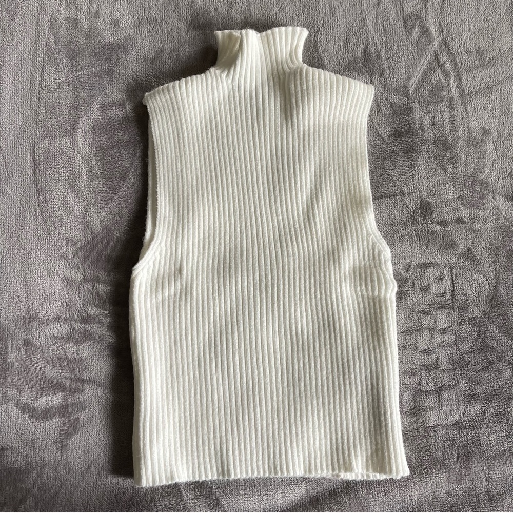ZARA RIBBED KNIT TURTLENECK